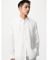 Uniqlo - 100% Premium Linen Shirt - Lyst