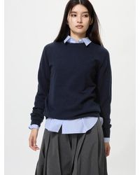 Uniqlo - 100% Cashmere Crew Neck Jumper - Lyst