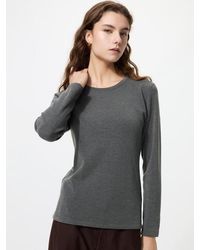 Uniqlo - Heattech Ultra Warm Crew Neck T-Shirt (Long Sleeve) - Lyst