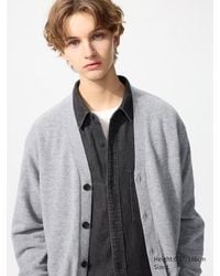 Uniqlo - Cardigan Lana Scollo A V - Lyst
