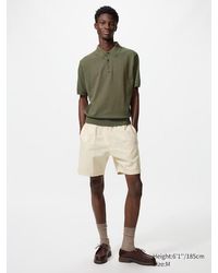 Uniqlo - Linen Blend Easy Shorts - Lyst