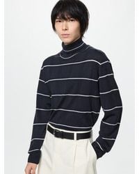 Uniqlo - 3D Knit Seamless Turtleneck Jumper - Lyst