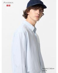 Uniqlo - Camisa Oxford Oversize (Rayas) - Lyst