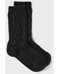 Uniqlo - Heattech Socks (Cable) - Lyst