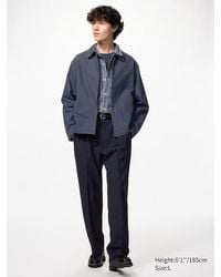 Uniqlo - Pleated Wide Trousers - Lyst