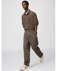 Uniqlo - Pleated Wide Tapered Trousers - Lyst