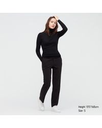 Maglione dolcevita 100% lana merino extra fina a costine (collo alto) donna  - Stileo.it