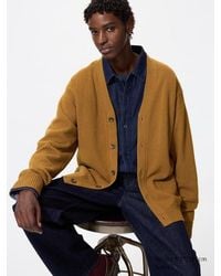 Uniqlo - Cardigan Lana Scollo A V - Lyst