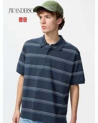 Uniqlo - Dry Piqué Polo Shirt (Multi Striped) - Lyst