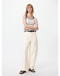 Uniqlo - Jersey Barrel Leg Trousers - Lyst