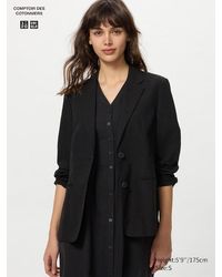 Uniqlo - Giacca Blazer Misto Lino - Lyst