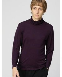 Uniqlo - Heattech Extra Warm Cashmere Blend Turtleneck T-Shirt (Long Sleeve) - Lyst