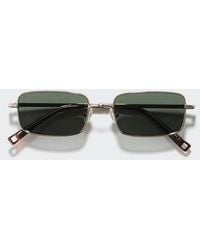 Uniqlo - Sunglasses (Rectangle, Metal) - Lyst