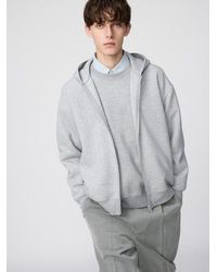 Uniqlo - Sweat Oversized Full-Zip Hoodie - Lyst