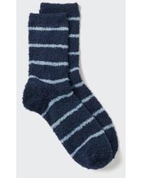 Uniqlo - Heattech Socks (Fluffy, Striped) - Lyst