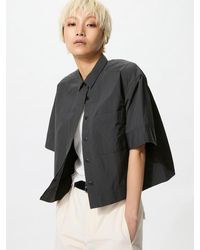 Uniqlo - Nylon Boxy Short Shirt (Half Sleeve) - Lyst