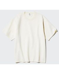 Uniqlo - Washable Milano Ribbed Knitted T-Shirt - Lyst