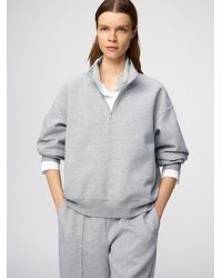 Uniqlo - Sweat Half-Zip Pullover - Lyst