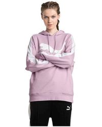 PUMA Classics Logo T7 Hoodie - Pink