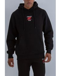 ellesse oragratti borg zip through hoodie