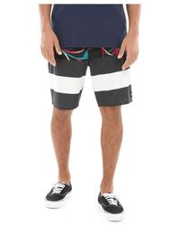vans shorts mens Black