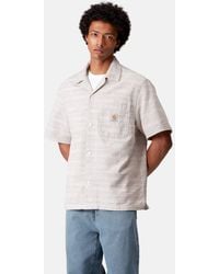 Carhartt - Wip Short Sleeve Gellar Stripe Shirt - Lyst