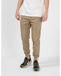 Carhartt Wip Madison Jogger Cuffed Trousers - Natural