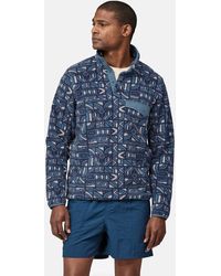 Patagonia - Lightweight Synch Snap-t Fleece New Visions Pullover - Lyst