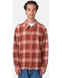 BHODE - Zip Shirt Shadow Check - Lyst