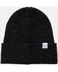 norse projects wide rib beanie