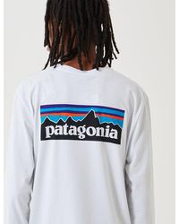 Patagonia - P-6 Logo Responsibili-tee Long Sleeved T-shirt - Lyst