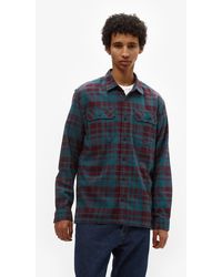 Patagonia - Fjord Flannel Ice Caps Shirt (organic) - Lyst