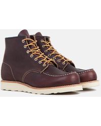 Red Wing 6" Moc Toe Work Boots (8138) - Brown