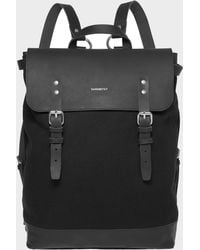 Sandqvist Hege Grand Canvas Backpack - Black