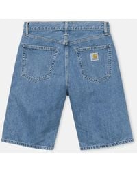 Carhartt Wip Pontiac Shorts (relaxed Fit) - Blue