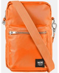 WOOD WOOD - Rena Orange Nylon Cross-body Bag - Lyst