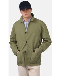 Portuguese Flannel Labura Jacket (cotton) - Green