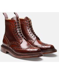 Grenson Leather Fred Triple Welt Boot 