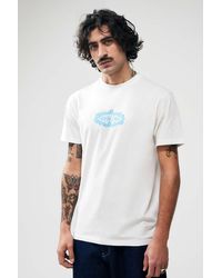 Santa Cruz - Uo Exclusive White Hibiscus T-shirt - Lyst