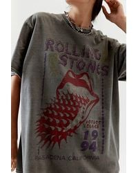 Urban Outfitters - Rolling Stones Voodoo Lounge Oversized Tee - Lyst