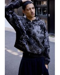 iets frans... - Black Asiatic Dragon Zip-through Hoodie - Lyst