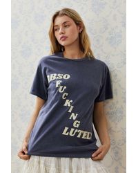 Urban Outfitters - Uo Absof*ckinglutely Boyfriend T-shirt - Lyst