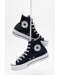 Converse - Chuck Taylor All Star Canvas Platform High Top Sneaker - Lyst
