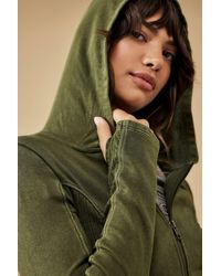 BDG - Fran Panelled Zip-through Hoodie Xs At Urban Outfitters - Lyst