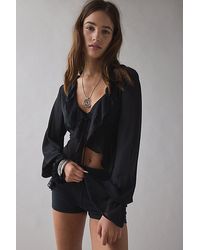 Kimchi Blue - Dream Catcher Ruffle Bell Sleeve Flyaway Blouse - Lyst