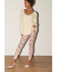 Urban Outfitters - Uo Lace Capri Legging - Lyst