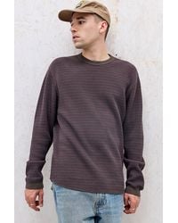 Levi's - Striped Long Sleeve Waffle Tee - Lyst