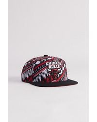 Mitchell & Ness - Nba Chicago Bulls Game Day Patterned Snapback Hat - Lyst