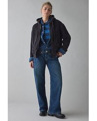 BDG - Field Day Waffle Knit Zip-Up Hoodie Sweatshirt - Lyst