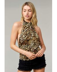 Jaded London - Leopard Zene Backless Top Uk 8 At Urban Outfitters - Lyst